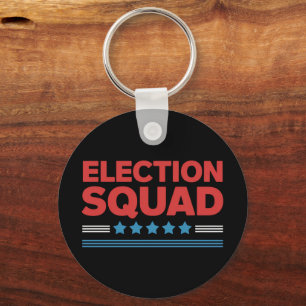 Election Squad 2024 Election Democrat Republican Key Ring