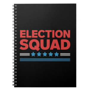 Election Squad 2024 Election Democrat Republican Notebook