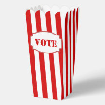 Election Vote Popcorn Favour Box