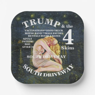 ELECTION ZL X1 KP DENIER PUTIN WAR UKRAINE IRAN 47 PAPER PLATE