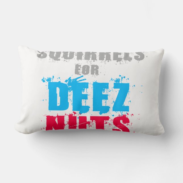 Elections 2016 - Squirrels For Deez Nuts Lumbar Cushion (Front)
