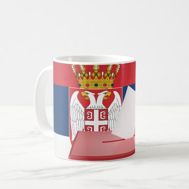 Elections in Serbia Coffee Mug (Front Left)