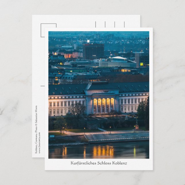  Electoral Palace Koblenz Postcard (Front/Back)