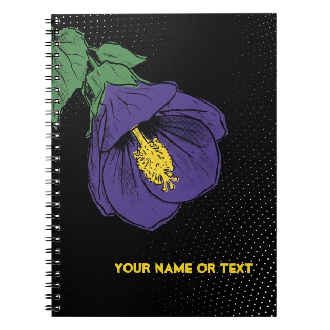 Electric Abutilon 'Violetta': The Impostor's Notebook (Front)