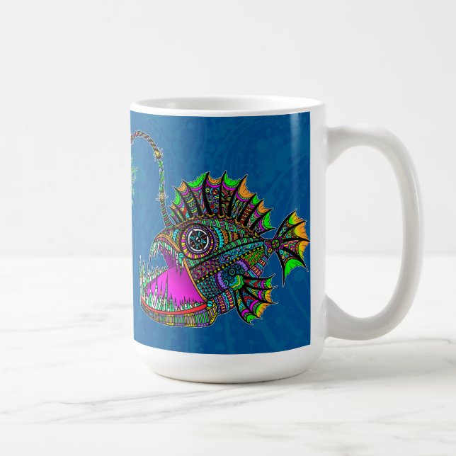 Electric Angler Fish Coffee Mug (Right)