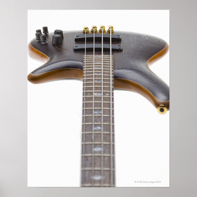 Electric Bass Guitar Poster (Front)