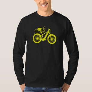 Electric Bike E Bike Ebike Bicycle Silhouette T-Shirt