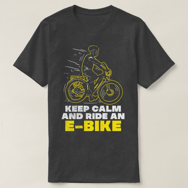 electric bike e bike T-Shirt (Design Front)