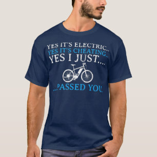 Electric Bike EBike Cycler Cyclist Bike Rider EV T-Shirt