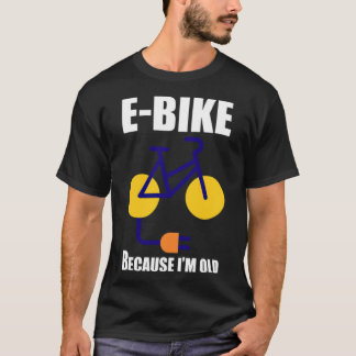 Electric bike rider big bike  T-Shirt