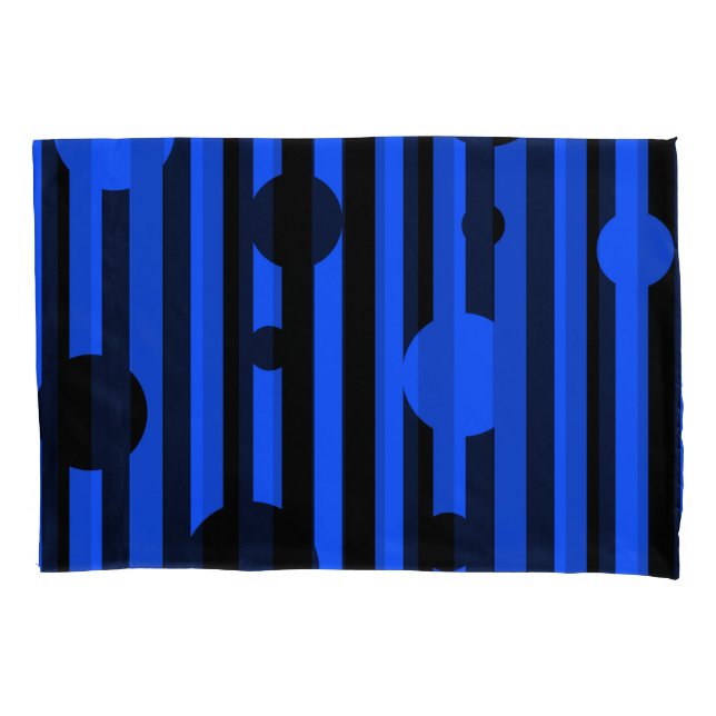 Electric Black Reversible Pillowcase (Front)