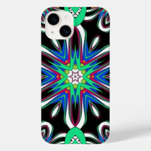 Electric Bloom Mandala Case-Mate iPhone 14 Case