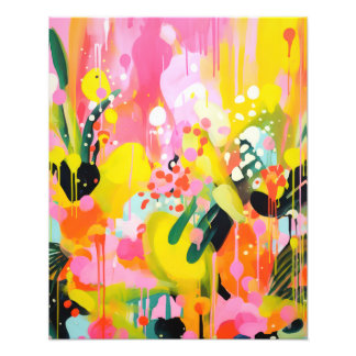 Electric Bloom Photo Print