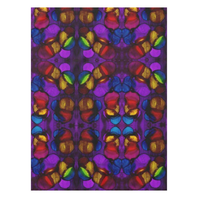 Electric Bloom Tablecloth (Front)