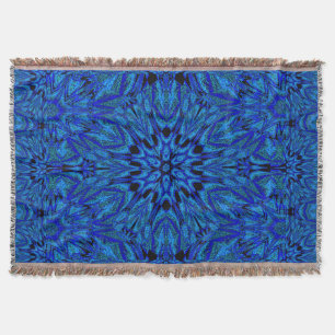 Electric Blue 1 Throw Blanket