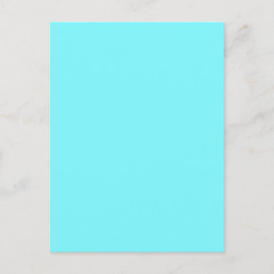 electric blue background postcard