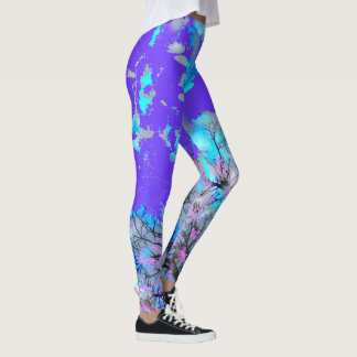 Electric Blue Leggings