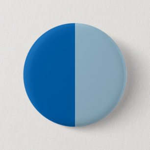Electric Blue Lemonade and Aquamarine Duo Tone 6 Cm Round Badge