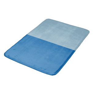 Electric Blue Lemonade and Aquamarine Duo Tone Bath Mat