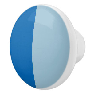 Electric Blue Lemonade and Aquamarine Duo Tone Ceramic Knob