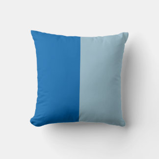 Electric Blue Lemonade and Aquamarine Duo Tone Cushion