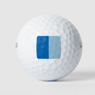 Electric Blue Lemonade and Aquamarine Duo Tone Golf Balls