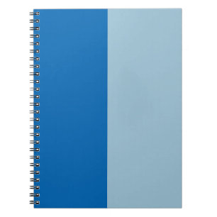 Electric Blue Lemonade and Aquamarine Duo Tone Notebook