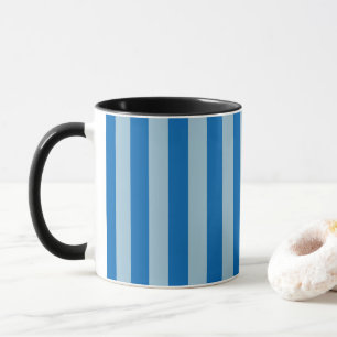 Electric Blue Lemonade and Aquamarine Vertical Str Mug