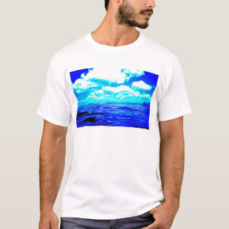 Electric Blue mens T-shirt