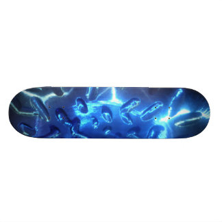 Electric Blue Skateboard