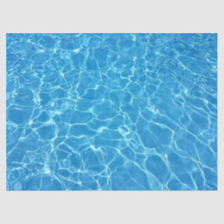 electric blue water tissue paper