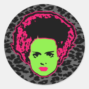 Electric Bride Classic Round Sticker