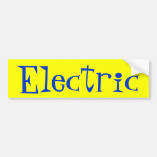 Electric Bumper Sticker