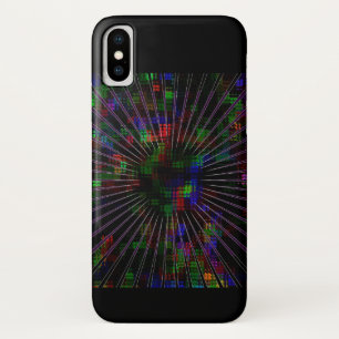 Electric Burst Design iPhone X Case