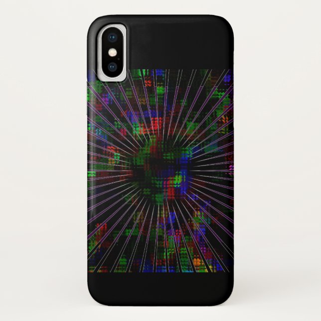 Electric Burst  Design Case-Mate iPhone Case (Back)