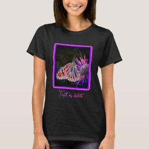 Electric Butterfly Abstract Nature Art T-Shirt