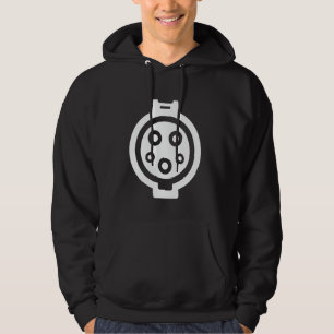 Electric Car Plug Zero Emission Vehicle Environmen Hoodie