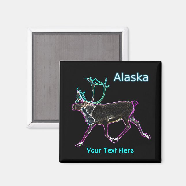 Electric Caribou - Alaska Magnet (Front/Back)