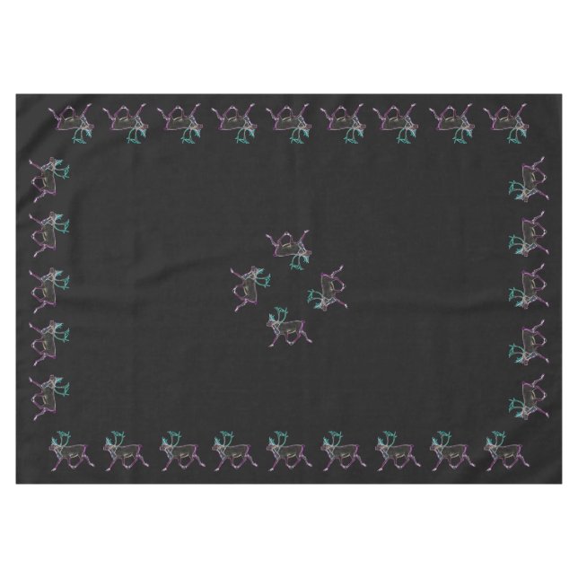 Electric Caribou Tablecloth (Front (Horizontal))