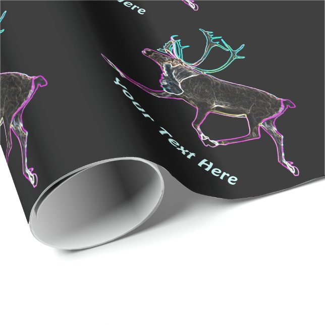 Electric Caribou Wrapping Paper (Roll Corner)