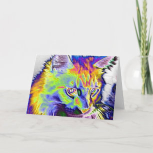 Electric Cat Card