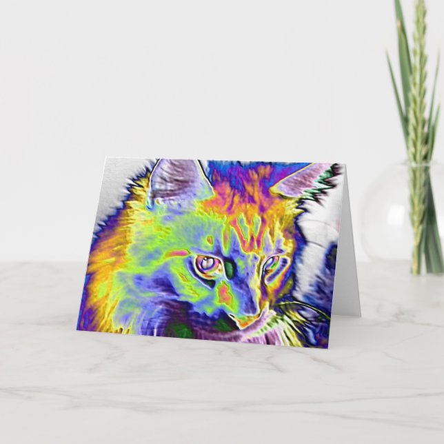 Electric Cat Card (Front)