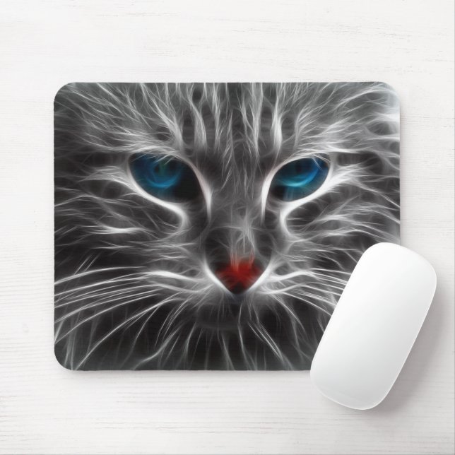 Electric Cat-Face Mouse Pad (With Mouse)