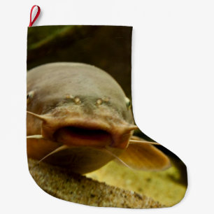 Electric catfish large christmas stocking