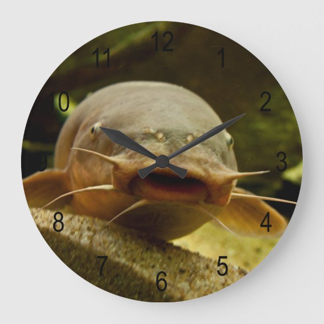 Electric catfish large clock (Front)