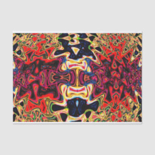 'Electric Chaos' Abstract Tissue Paper