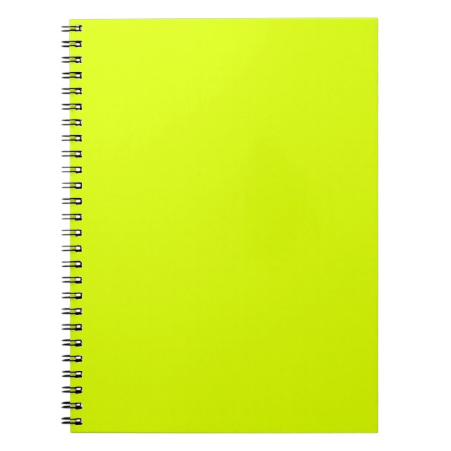 Electric Chartreuse NOTEBOOK (Front)