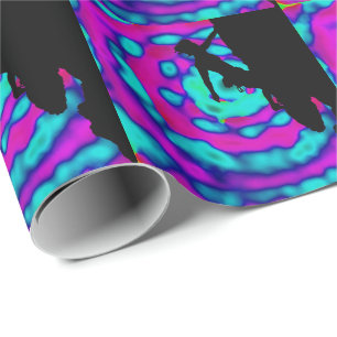 electric climber art gift wrapping paper