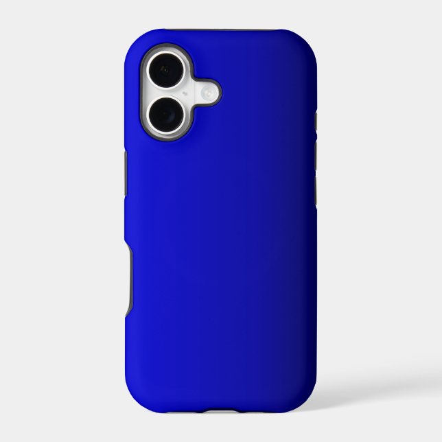 Electric Cobalt Blue iPhone Case (Back)