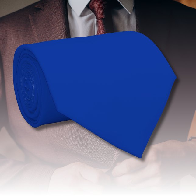 Electric Cobalt Solid Colour | Classic Elegant Tie (Creator Uploaded)